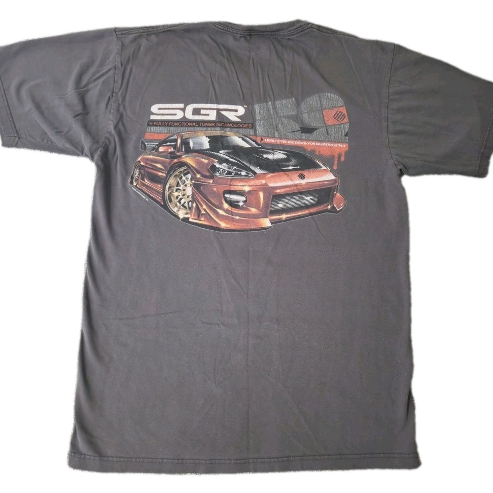 Vintage Autocannon Speedsports T Shirt Mitsubishi Y2K Streetwear Racing Mens L